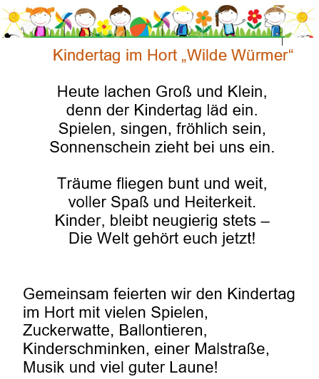 Kindertag 1
